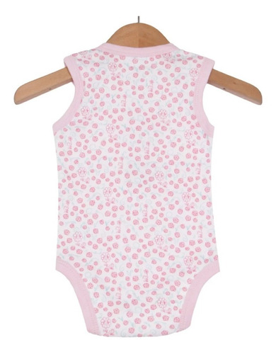 Body Bebê Regata Rosa Snoopy E Flores Pimpolho Essencial