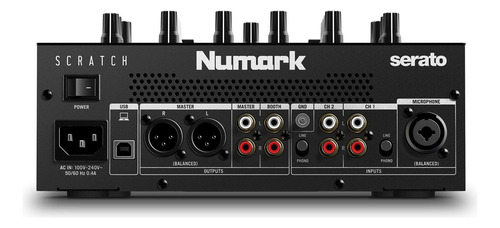 Mezclador Dj Scratch Numark Scratch De 2 Canales Para Serato