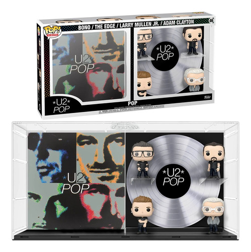 U2 Pop Album Vinil Deluxe Case 46 Funko Pop Albums