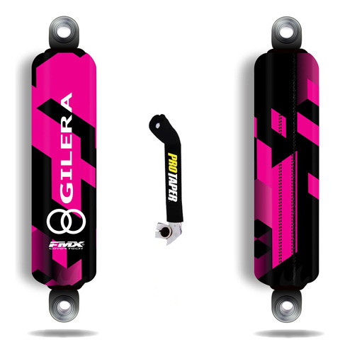 Cubre Amortiguador Gilera Neoprene + Cubre Palanca Fmx