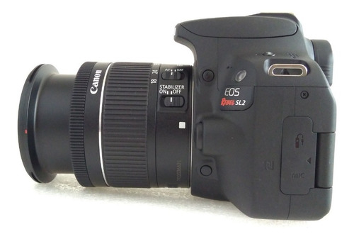 Canon Eos Rebel Sl2 18-55mm Is Stm Kit Dslr Cor Preto Lentes