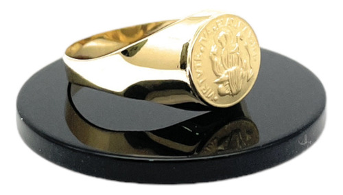 Anel Feminino Dedinho São Bento 3.20gr Ouro 18k K320 18728