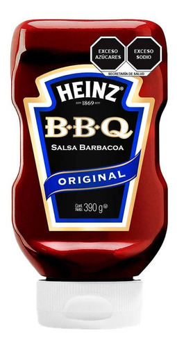 Salsa Heinz Bbq Original Pet 390g
