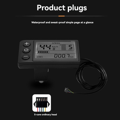 Tablero De Instrumentos Con Pantalla Lcd Para Bicicleta Eléc