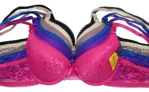 Lencería Mayoreo Brasier Bra Marca Rosa Lote 24 Piezas Meses sin