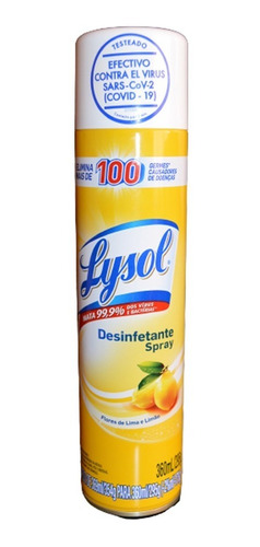 Desinfectante Lysol Limón360ml - L a $33