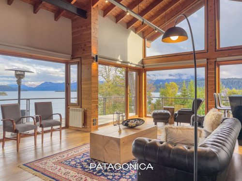 Venta- Unica E Impactante, Casa 5 Amb, Costa De Lago C/amenities, Villa La Angostura