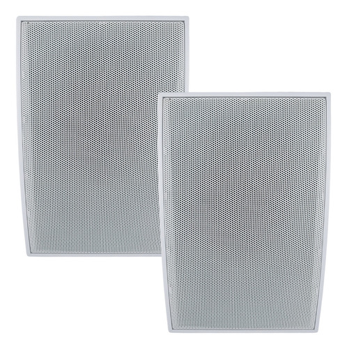Par Bocinas De Pared 6 Pulgadas Sonido Ambiental 10w/100v Color Blanco
