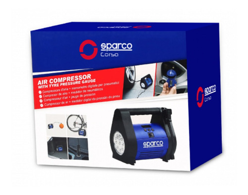 Compresor De Aire Sparco Para Neumaticos Auto Spt-160 - Sp