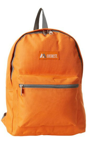 Mochila Everest Básica, Naranja, Talla Única