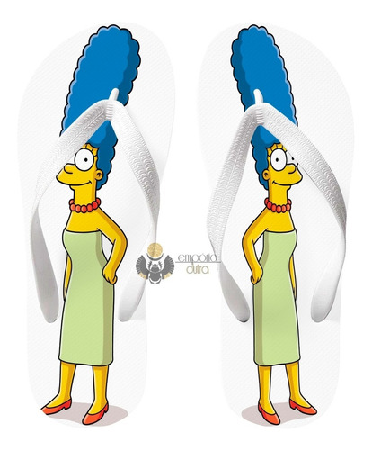 Chinelo Simpson Marge Mãe Bart Lisa Maggie Esposa Homer