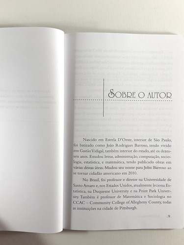 Contos Psicológicos John Barroso Ed. All Print Editora Em Português 2011 (Usado)