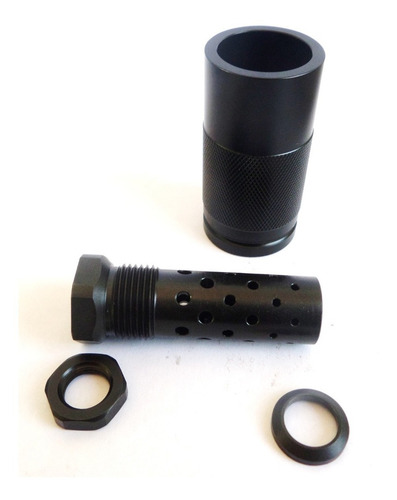 Imagen 1 de 8 de Freno De Boca .223/5.56 Muzzle Brake Con Supresor De Flama