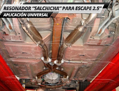 Imagen 6 de 9 de Resonador Deportivo Para Escape 2.5in Acero Acd Performance