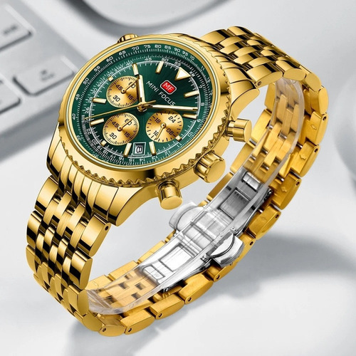 Reloj Luminoso Con Cronógrafo De Lujo Mini Focus
