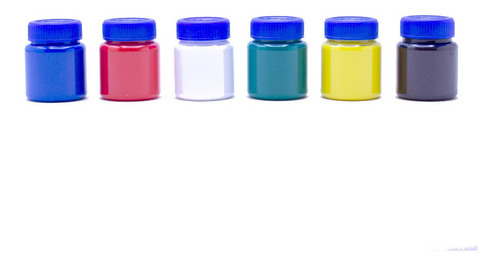 Pintura Para Dedos Acrilex 6 Colores Surtidos X 15ml