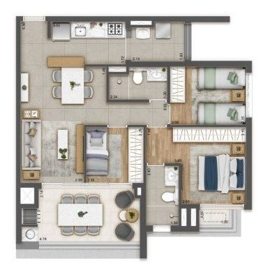 Imagem 14 de 15 de Apartamento À Venda No Bairro Vila Matilde - São Paulo/sp - O-16510-27055