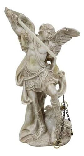 Estatua Del Arcángel San Miguel Lucifer Encadenado Aca...