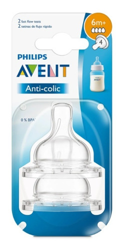 Tetina Avent Philips  Anti-colic Flujo Rapido