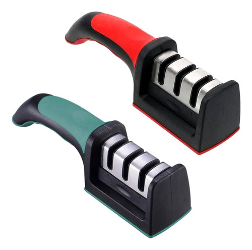 Afilador De Cuchillos Y Tijeras Profesional Manual 3 En 1