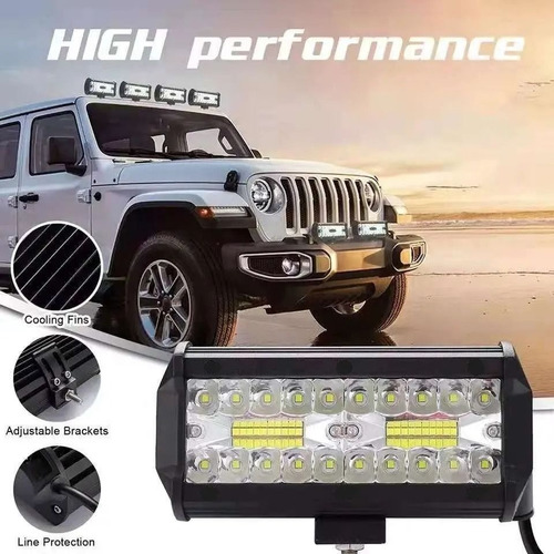 Set 2 Foco Luz Led + Switche On Off Amarok
