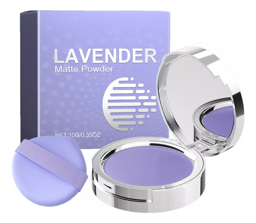 Chillab Polvo Morado,polvo Mate De Lavanda De Oil Control