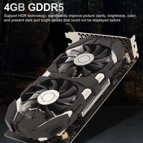 Tarjeta Gráfica Gpu Gtx1050ti 4g Gddr5 128bit Compatible Con