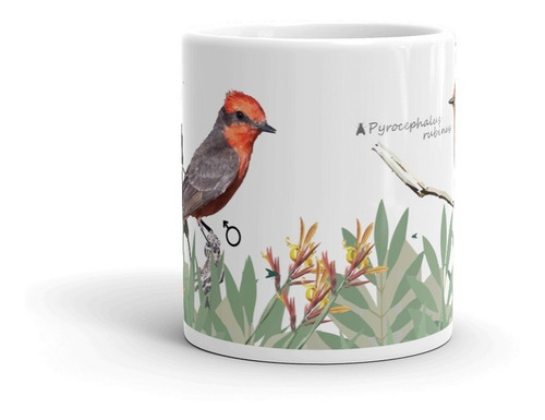 Imagem 2 de 7 de Caneca Personalizada Aves De Ubatuba (príncipe)