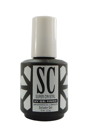 Finish Gel Sellador De U.v 15 Cc Super Crystal