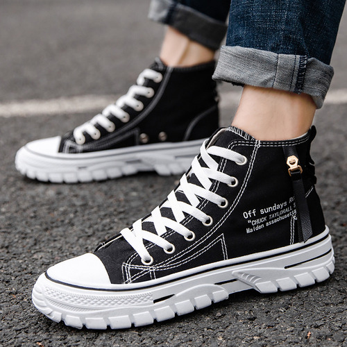 Zapatos De Lona, Zapatillas Casuales Modernas, Versátiles, P