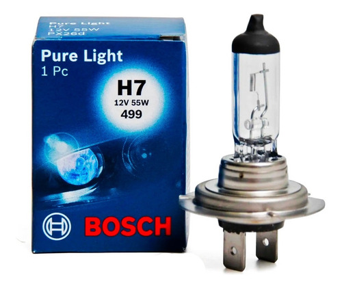 Imagen 1 de 6 de Lampara Delantera H7 12v 55w Bosch Bmw Benelli Bajaj Ryd
