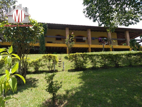 Imagem 2 de 30 de Chácara Com Excelente Espaço De Lazer, Piscina, Pomar Formado, Ótima Casa Com 03 Dormitórios À Venda, 6000 M² Por R$ 850.000 - Rural - Socorro/sp - Ch0649