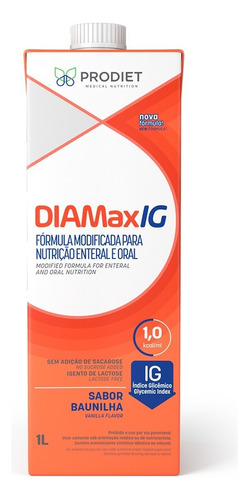 Diamax 1 Itro - Prodiet - Dieta Enteral Para Diabéticos