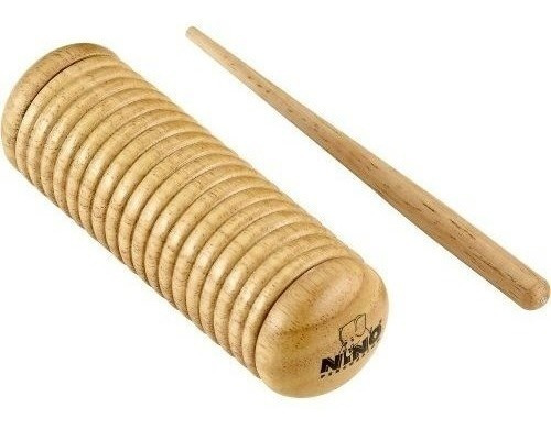 Nino Percussion Nino520 Guiro Shaker, Acabado Natural