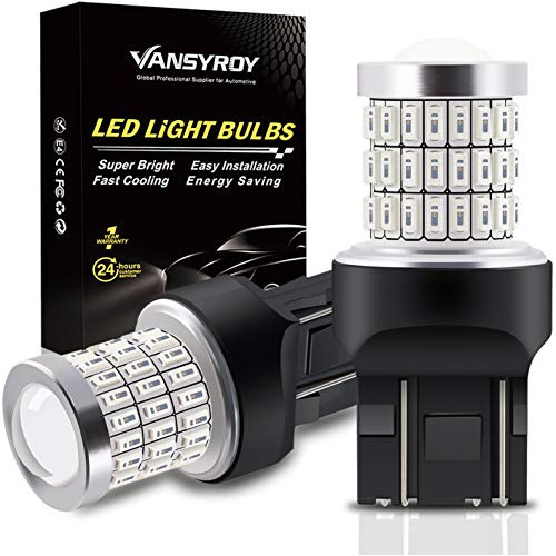 Bombillas Led Vansyroy Rojo Brillante 58-smd Para Freno Y