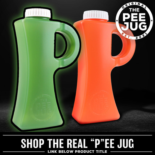 Portable Urinal The Original Pee Jug 2011ml For Men Green