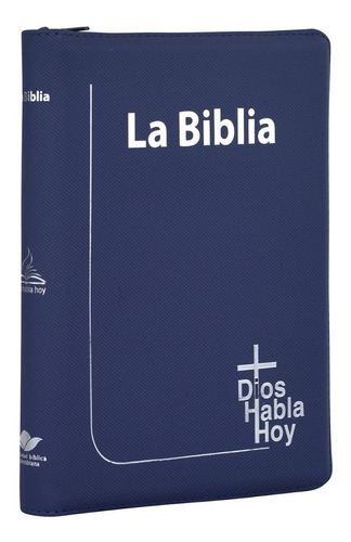 Biblia Católica Dios Habla Hoy Línea Letra Gigante - Azul