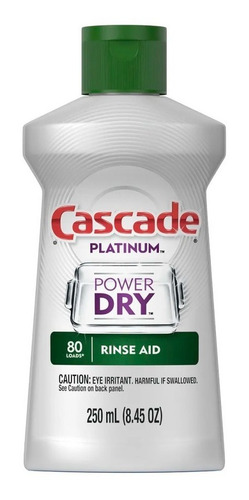 Abrillantador Lavavajilla Cascade Rinse 250ml X 80 Lavados