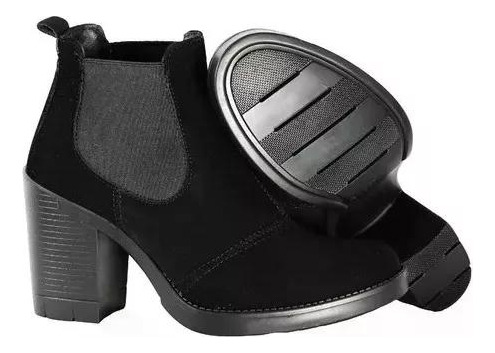 Botin Mujer Juvenil Tacón Vestir Comoda Botines Casual Dama