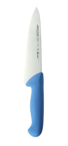 Cuchillo Arcos Cocinero 20 Cm 2900 Azul