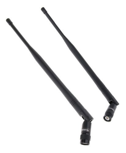 2 Piezas De Plástico Duradero Uhf Micrófono Sin Antena De