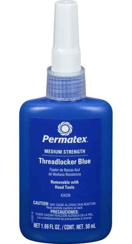 Fijador De Resistencia Media Azul 50ml (24250), Permatex