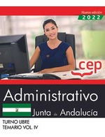 Administrativo Turno Libre Junta De Andalucia Temario Vol Iv