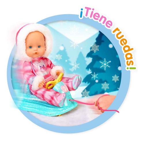Muñeca Nenuco Y Su Trineo De Nieve En Navidad Original