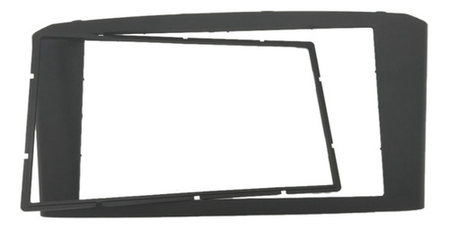 Fascia De Radio De Coche Negra De Doble Din Para Dvd Avensis