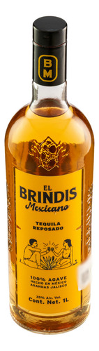 Tequila El Brindis Mexicano Reposado 1000 Ml