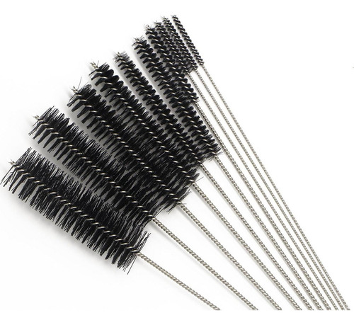 Cepillo De Tubo Eboot 21 Cm Set De 10 Nylon Acero Inoxidable
