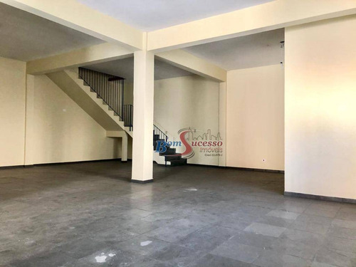 Salão Para Alugar, 380 M² Por R$ 5.500,00/mês - Chácara Mafalda - São Paulo/sp - Sl0171