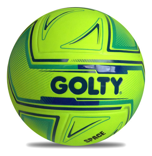 Balón Fútbol Golty Competencia Space Laminado No.5-verde Color Verde