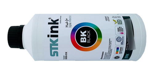 1 Litro Tinta Stk Compativel Com Impressora Epson T534 M2120 Tinta Super Black